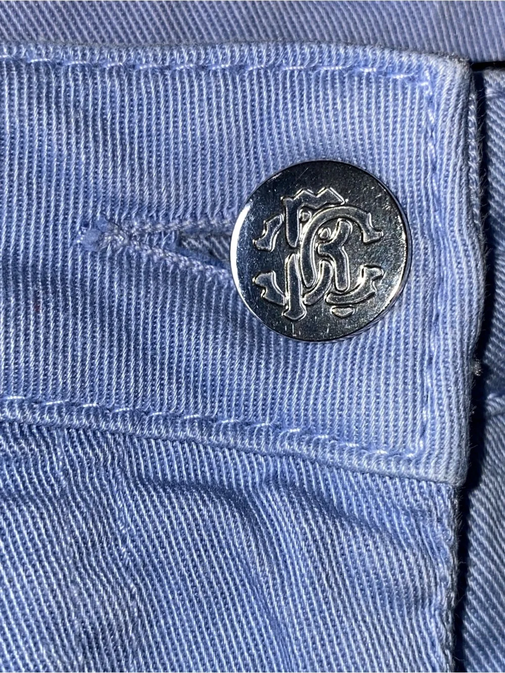 Roberto Cavalli Periwinkle Blue‎ Skinny Jeans - Size US 2 EU 38
